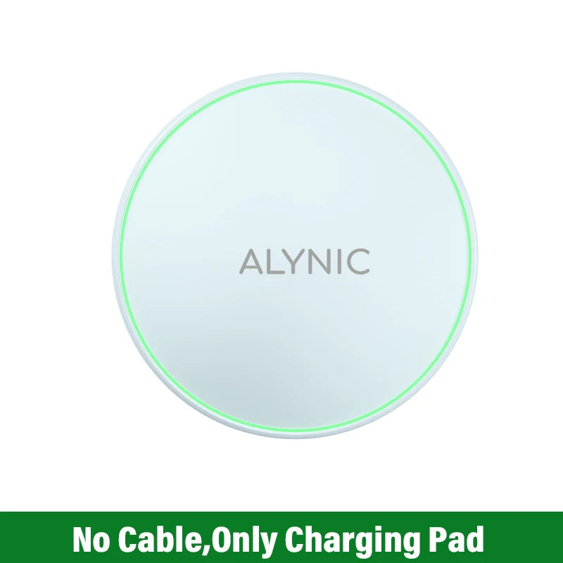 Pad de carregamento rápido de indução sem fio, Dock Station para iPhone 15, 14, 13, 12, X Pro Max, Samsung S23, S22, Xiaomi, Huawei, 30W