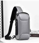 Mochila Anti-Furto com Senha USB Slim Bag