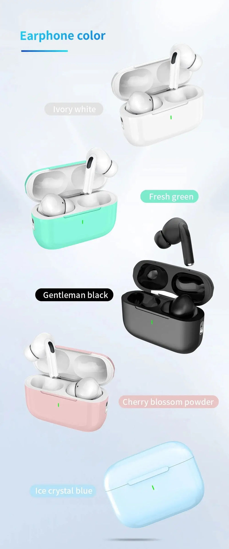 Original ar pro verdadeiro sem fio bluetooth fones de ouvido som alta fidelidade baixa latência redução ruído para iphone android
