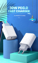 APPLE Original 30W Tipo C Carregador Rápido Para iPhone 16 15 14 13 12 11 Pro Max Mini X XS XR Plus Magsafe Sem Fio Cabo de Carregamento Rápido