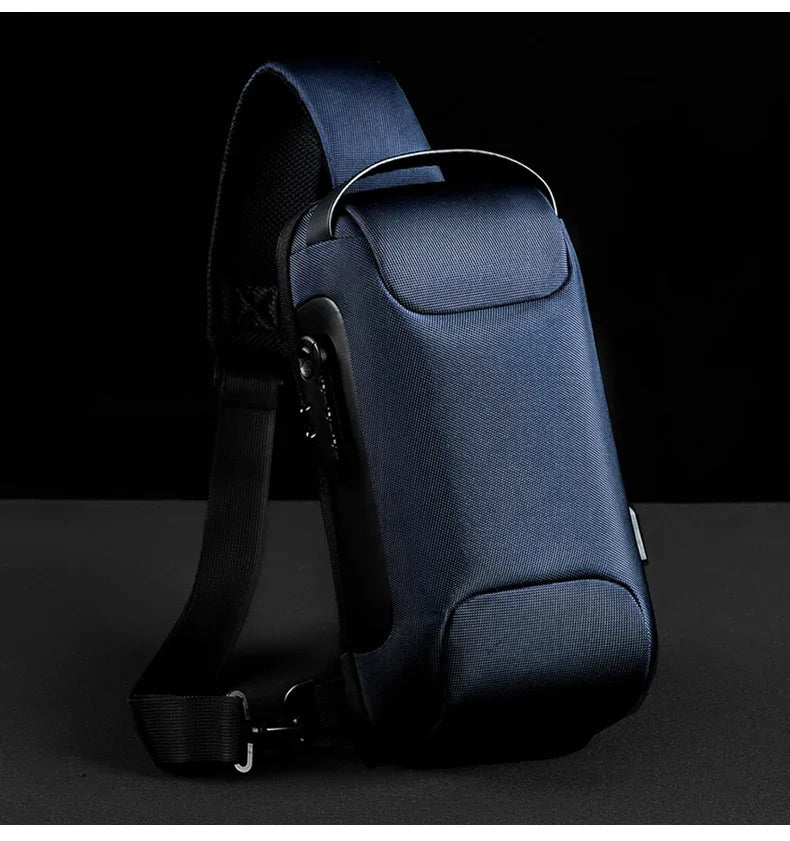 Mochila Anti-Furto com Senha USB Slim Bag