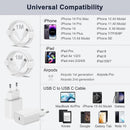 APPLE Original 30W Tipo C Carregador Rápido Para iPhone 16 15 14 13 12 11 Pro Max Mini X XS XR Plus Magsafe Sem Fio Cabo de Carregamento Rápido