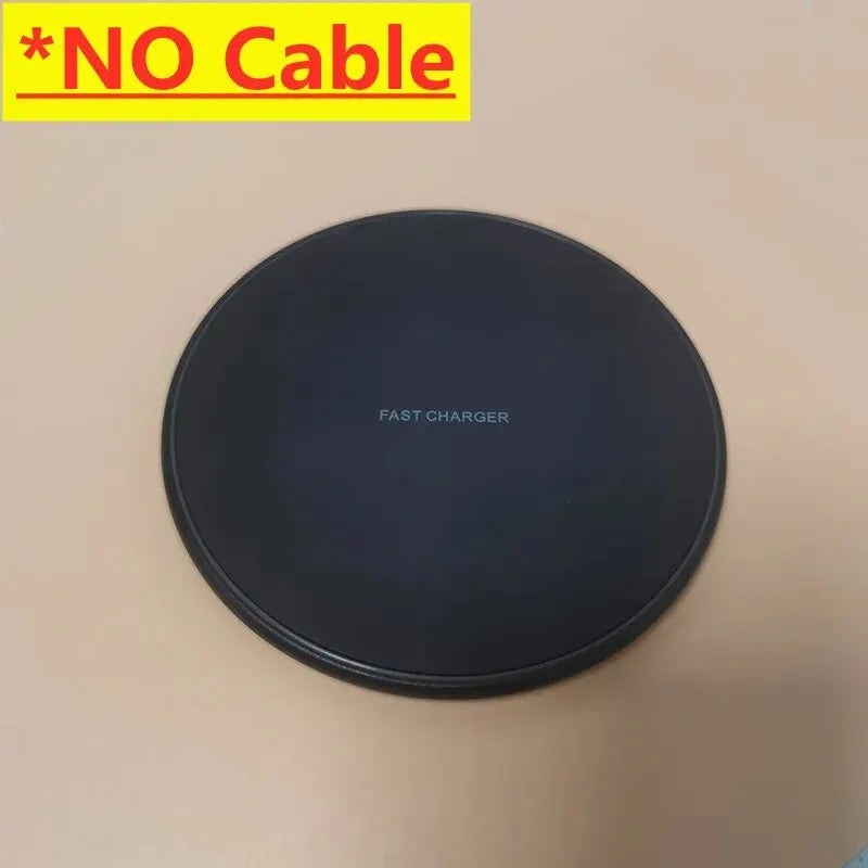 Pad de carregamento rápido de indução sem fio, Dock Station para iPhone 15, 14, 13, 12, X Pro Max, Samsung S23, S22, Xiaomi, Huawei, 30W