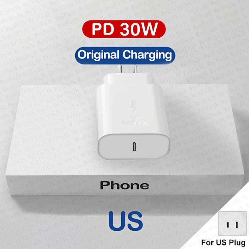 APPLE Original 30W Tipo C Carregador Rápido Para iPhone 16 15 14 13 12 11 Pro Max Mini X XS XR Plus Magsafe Sem Fio Cabo de Carregamento Rápido