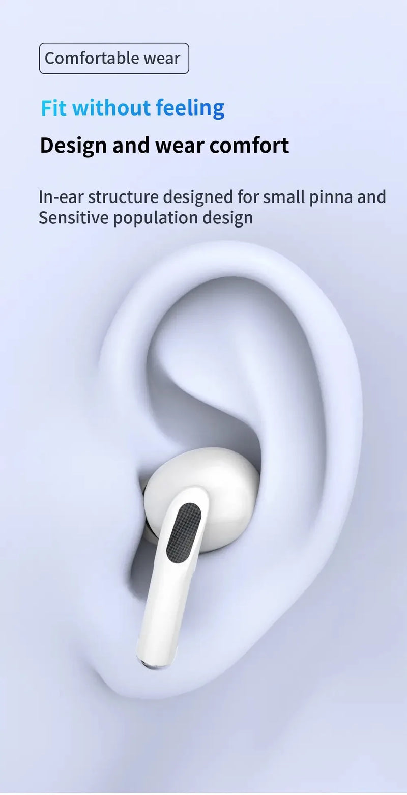 Original ar pro verdadeiro sem fio bluetooth fones de ouvido som alta fidelidade baixa latência redução ruído para iphone android